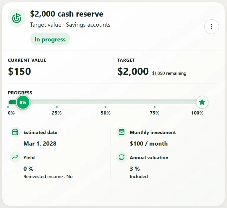 My Wealth 1.5.0 Situation view